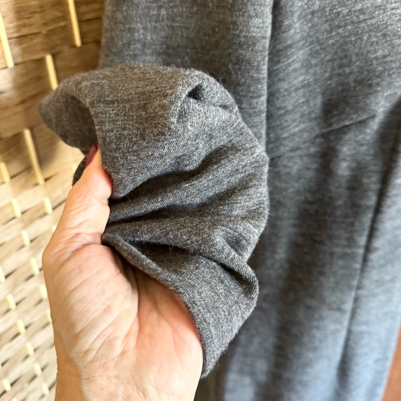 EUC grey virgin wool Joseph shift dress XL - Picture 3 of 11
